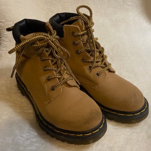 Brown Tan Dr. Martens 939 Suede Boots Size 6 - Picture 2 of 10